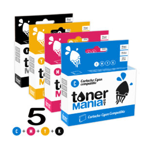 Pack 5 cartuchos Canon PGI550XL / CLI551X Compatibles