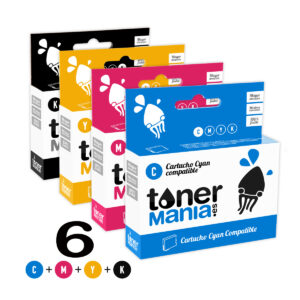 Pack 6 cartuchos (BCI6EPBK + BCI6EC + BCI6EM + BCI6EY + BCI6EPC